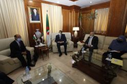 عرقاب يستقبل وزير الطاقة والنقل للصحراء الغربية