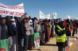 تفرق المحتجين المنددين باستخراج الغاز الصخري من أمام مقر ولاية تمنراست