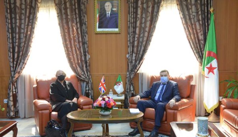 وزير التربية يستقبل سفيرة بريطانيا وايرلندا الشمالية في الجزائر