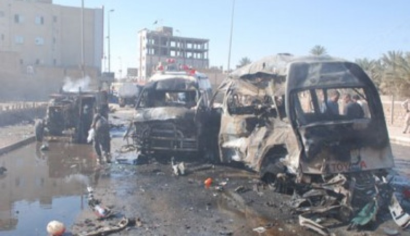 ء4 قتلى و13 جريحا في انفجار سيارتين مفخختين جنوب بغداد