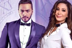 بالصور..”ورا الشبابيك” يجمع بين إليسا وتامر حسني لأول مرة