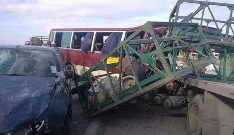 ارتفاع عدد ضحايا حادث المرور بتيارت إلى 9 قتلى