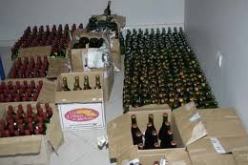 الامن يحجز 1754 قارورة خمر في  خنشلة