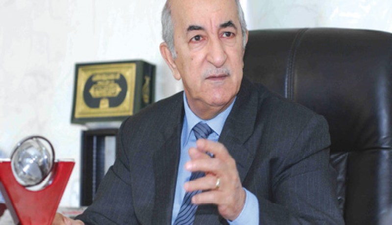 تبون   تسليم المسجد الكبير في سبتمبر 2016