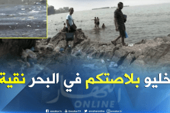 جزائريون  بصوت واحد “كل واحد ينقي بلاصتو في البحر”