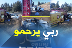 بالصور ..قتيل في حادث مرور بعين الدفلى