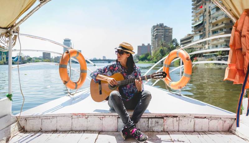 بالصور.. سعاد ماسي في تحد جديد بمصر