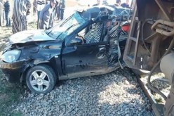 قتيلان و3 جرحى بعد اصطدام سيارة بقطار في تلمسان