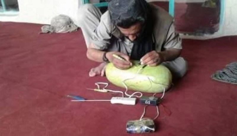 بالصور ..طالبان يفخخ البطيخ بالقنابل