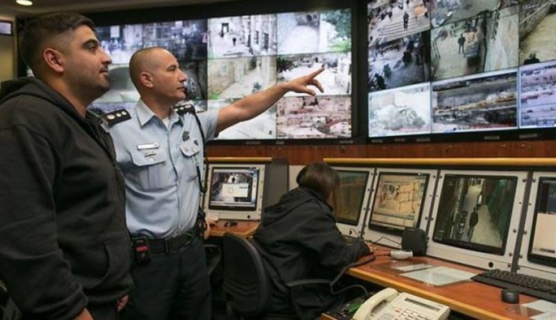 كاميرات مراقبة صهيونية في القدس الشرقية