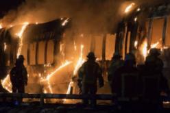 بالفيديو نجاة 180 شخصا بأعجوبة من حريق بقطار للركاب بألمانيا