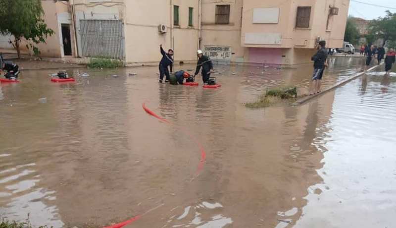 بالصور.. هذا ما خلفته التقلبات الجوية بولاية المسيلة