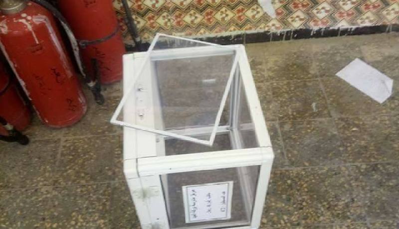 إلغاء نتائج صندوق تصويت بعد كسره ورميه على الأرض في الوادي