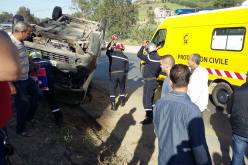 سطيف: وفاة عون حماية مدنية إثر إنقلاب شاحنة كانت في طريقها لإخماد حريق غابي