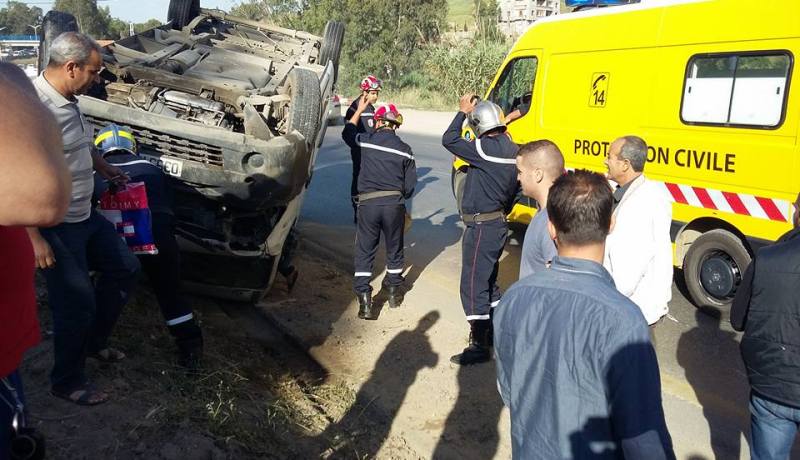 سطيف: وفاة عون حماية مدنية إثر إنقلاب شاحنة كانت في طريقها لإخماد حريق غابي