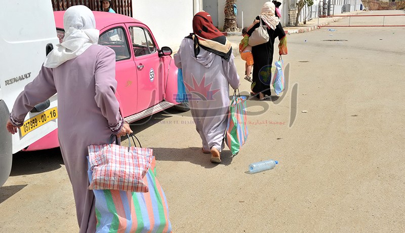 مواد غذائية فاسدة ومنتهية الصلاحية بقفة  الزوالية