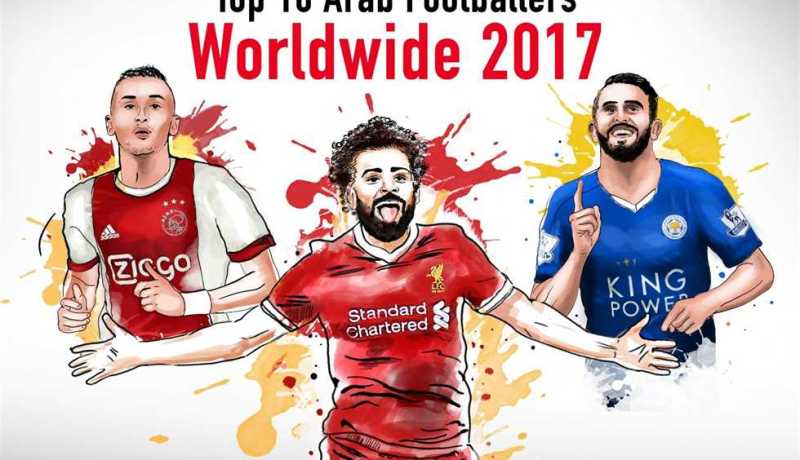 صلاح أفضل لاعب عربي لسنة 2017 و6 جزائريين في القائمة