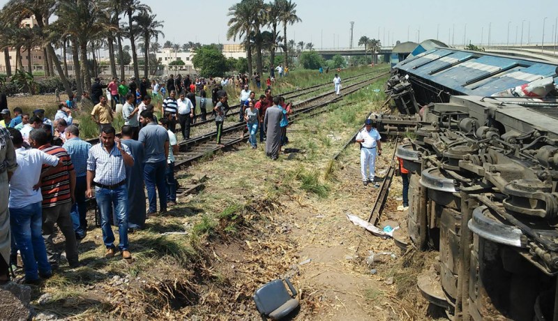 إرتفاع حصيلة “مجزرة” تصادم قطارين في مصر