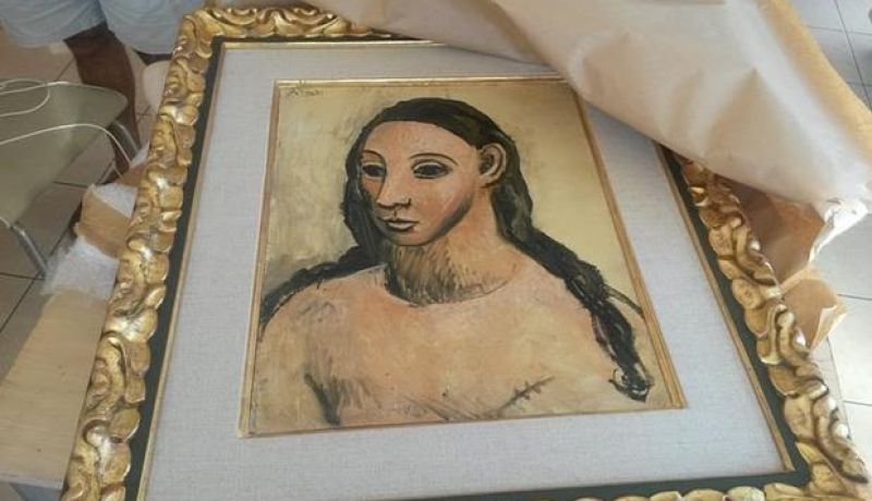 الجمارك الفرنسية تضبط لوحة للاسباني بابلو بيكاسو محظور تصديرها