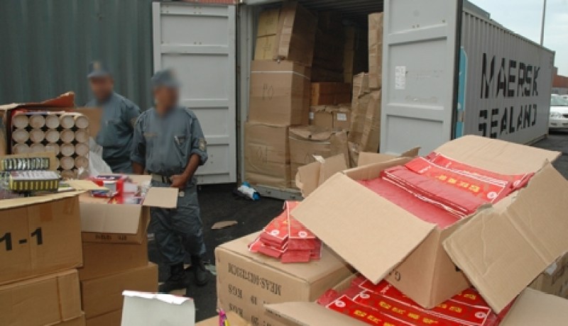 حجز كمية معتبرة من المفرقعات والألعاب النارية  في وهران