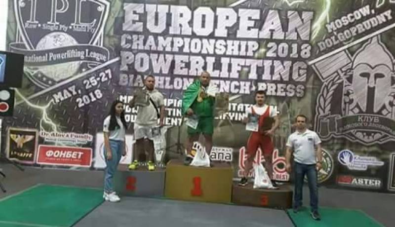 جزائري يفتك المركز الأول في البطولة الأوروبية لحمل الأثقال !!