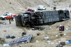 هلاك 7 طلاب إثر إنقلاب حافلة بسيناء المصرية