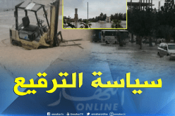 الأغواط: سيول وبرك بفعل التساقط المعتبر للأمطار