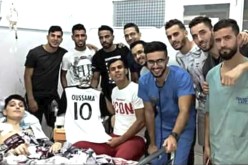 لاعبو الوفاق يزورون المناصر أسامة