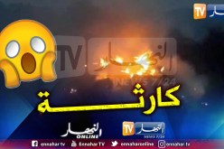بالفيديو..الحريق في غابة بني عفاق بميلة يلتهم منازل بأكملها