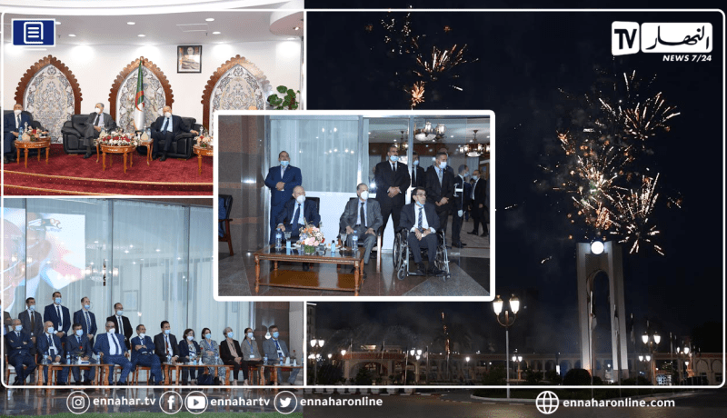 الفريق شنڤريحة يشرف على حفل استقبال بالنادي الوطني للجيش