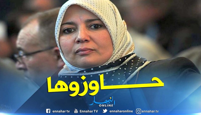 شاهد .. طرد نعيمة صالحي أثناء تدشين مشروع للغاز بالناصرية في بومرداس