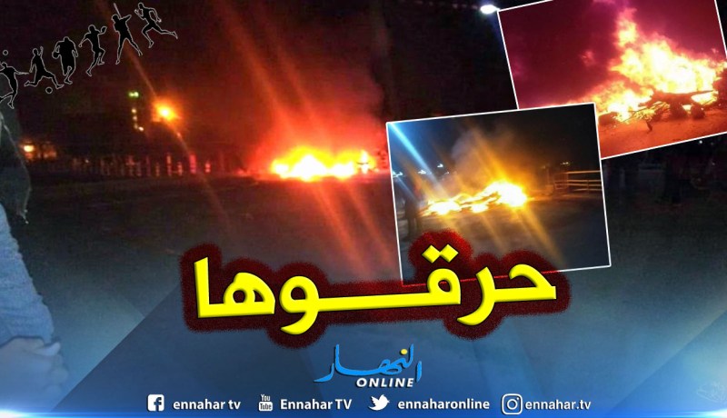 أنصار “مقرة” يغلقون الطريق احتجاجا على عقوبة الرابطة !!