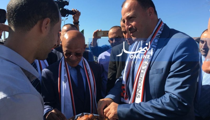 بالصور..حطاب وزوخ يشرفان على إطلاق مشروع بناء مركز تكوين إتحاد العاصمة