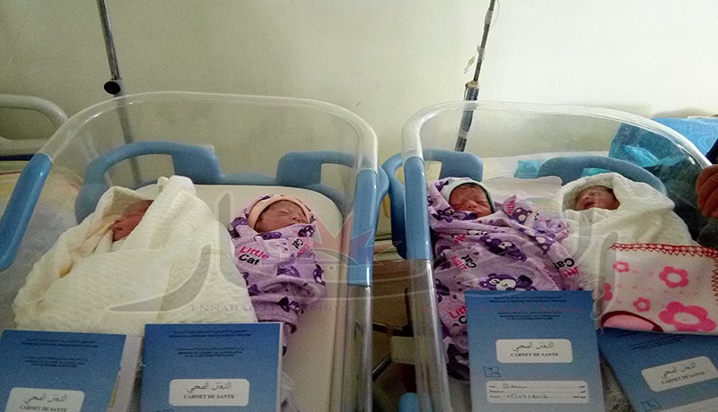 حامل تضع 4 توائم في صحة جيدة بمنعة في باتنة
