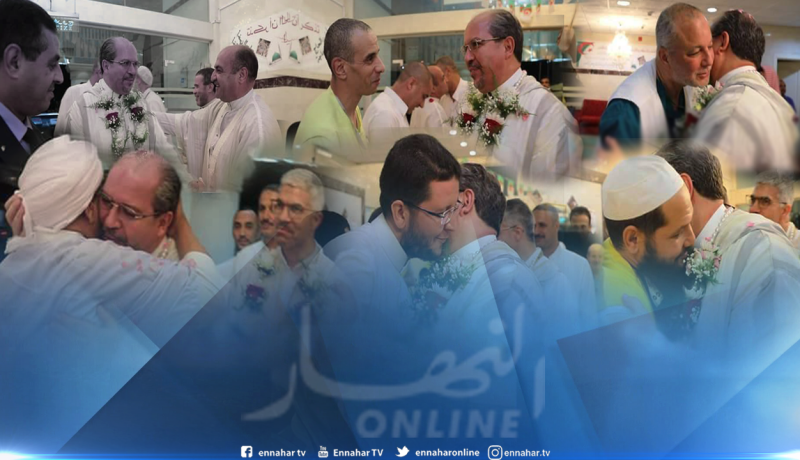 بالصور ..هكذا استقبل محمد عيسى رئيس مكتب شؤون الحجاج الجزائريين بالمدينة المنورة