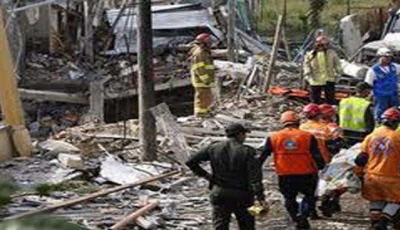 ستة قتلى في إنفجار قنبلة في مدينة توماكو الكولومبية