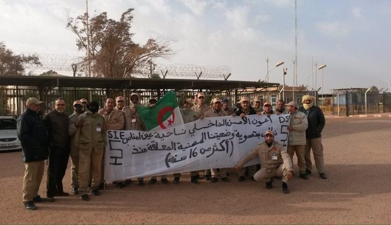 أعوان الأمن بشركات سوناطراك يدخلون في إحتجاجات بولايات الجنوب