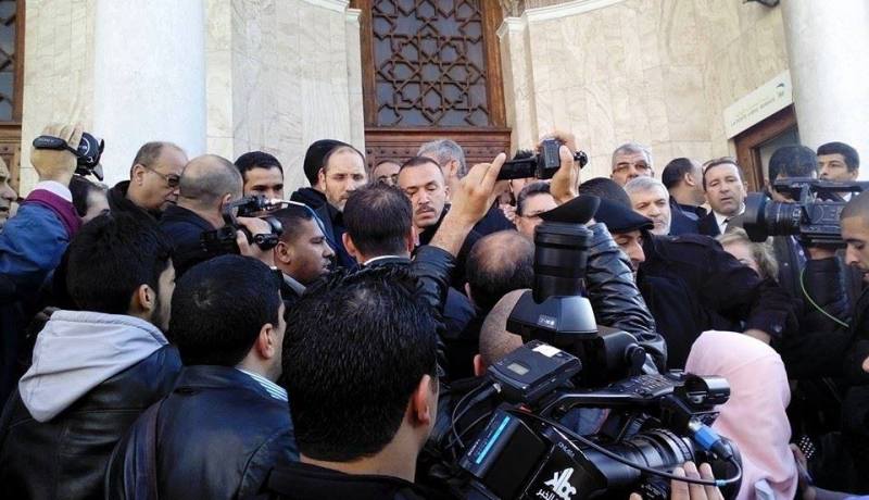 تنسيقية الانتقال الديموقراطي في وقفة احتجاجية بالبريد المركزي