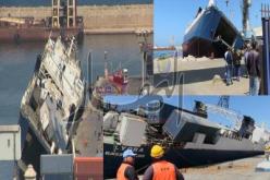 القوات البحرية تنقذ 4 بحارة و تواصل البحث عن صياد خامس اثر غرق سفينة صيد بحجرة النص