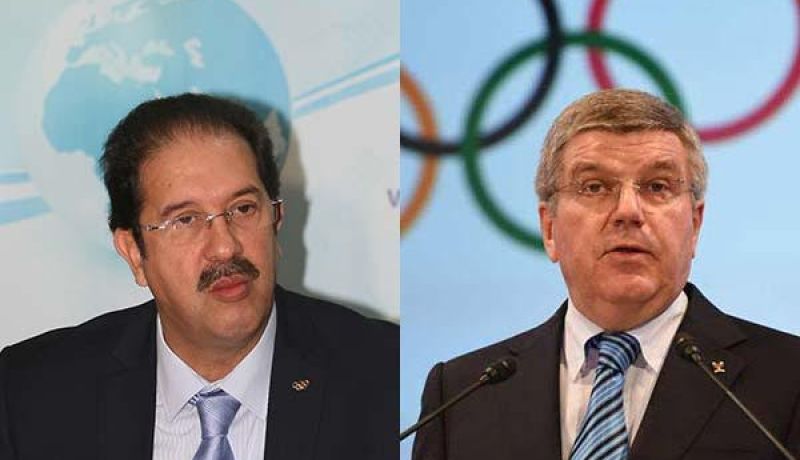 رئيس اللجنة الدولية الأولمبية يهنئ بيراف