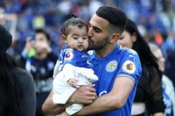 بالصور… محرز يحتفل بنهاية الموسم مع إبنتيه وعائلته