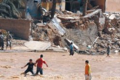الجزائر وفاة ثلاثة أطفال اثر فيضان واد زرزور في ولاية البيض