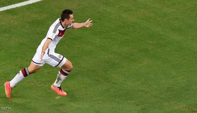 هدف كلوزه يدخله تاريخ المونديال