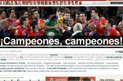 مونديال 2010: الصحف الاسبانية تهلل الحلم تحول الى حقيقة