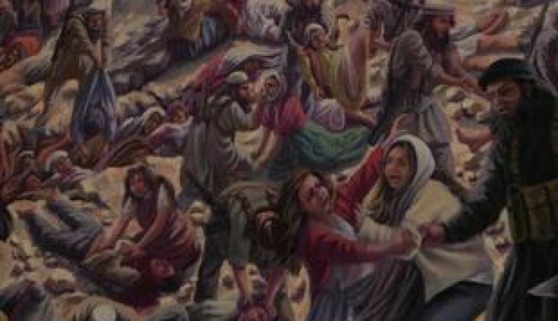 فنان إيزيدي يوثق جرائم داعش بالرسم