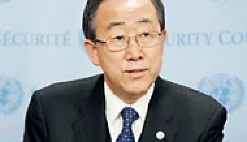 بان كي مون غاضب بسبب القصف الاسرائيلي لمقر الامم المتحدة