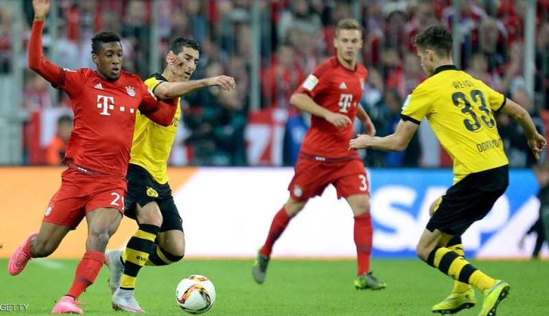 بايرن يدك شباك دورتموند بخماسية