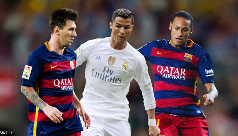 بالأرقام نيمار يتفوق على ميسي ورونالدو