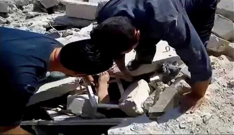 16 قتيل في قصف بالطائرات استهدف مدينة منبج بريف حلب