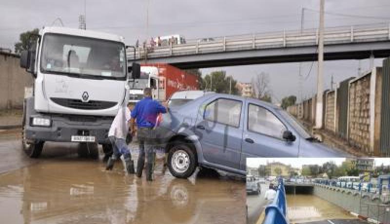 إعادة فتح الطرقات المغلقة  جراء الأمطار الأخيرة أمام حركة  المرورفي تيارت